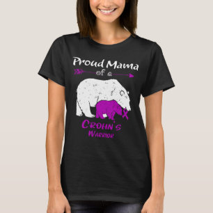 Proud Mama Bear Crohn's Disease Awareness T-Shirt
