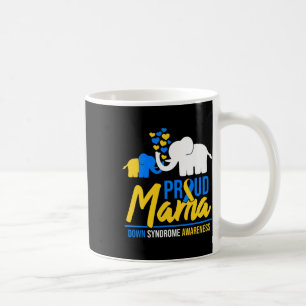 Proud Mama Mum Down Syndrome Awareness Day Cute El Coffee Mug
