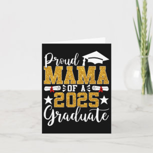 Proud Mama Of A 2025 Graduate Mama Graduation 2025 Card
