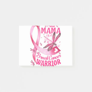 Proud Mama Of A Breast Cancer Warrior Awareness Post-it Notes