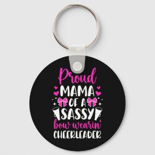 Proud Mama Of A Cheerleader Mom Cheer Mom Cheerlea Key Ring