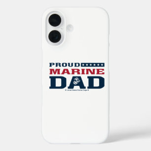Proud Marine Dad - Colour iPhone 16 Case