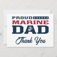 Proud Marine Dad - Colour