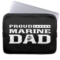 Proud Marine Dad - White
