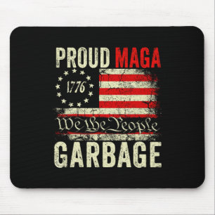 Proud Mega Garbyge Make American Garbyge Great Aga Mouse Pad
