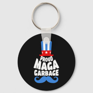 Proud Mega Garbyge Trump Supporter Usa Key Ring