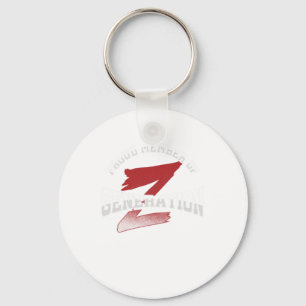 Proud Member Of Generation Z Millenials Gen Z Gift Key Ring