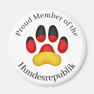 Proud Member of the Hundesrepublik German Dog Magnet