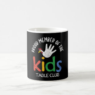 Proud Member Of The Kids Table Club Funny Family Coffee Mug