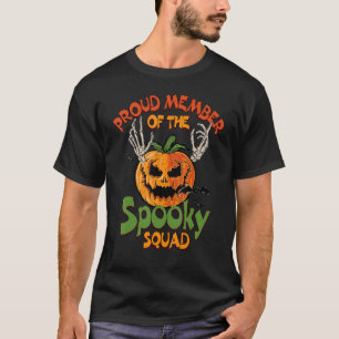 Proud Member Of The Spooky Squad Spooky Season Hal T-Shirt