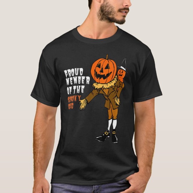 Proud Member Of The Spooky Squad Spooky Season Hal T-Shirt (Front)