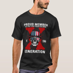 Proud Member Of Your Feelings Halloween Skull X Ge T-Shirt
