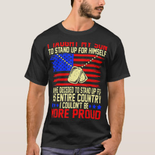 Proud Military Mum & Dad I Taught My Son How to St T-Shirt
