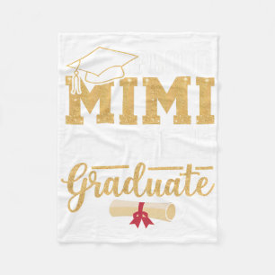 Proud Mimi Of A 2025 Graduate Senior Cl Of 2025 Gr Fleece Blanket