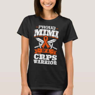 Proud Mimi Of A Crps Warrior Rsd Awareness Ribbon T-Shirt