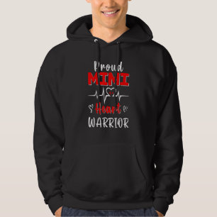 Proud Mimi of a Heart Warrior CHD Awareness Surviv Hoodie