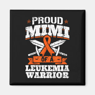 Proud Mimi Of A Leukaemia Warrior Grandma Awarenes Magnet