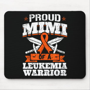 Proud Mimi Of A Leukaemia Warrior Grandma Awarenes Mouse Pad