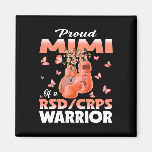 Proud Mimi Of A Rsd Crps Warrior Awareness Boxing Magnet