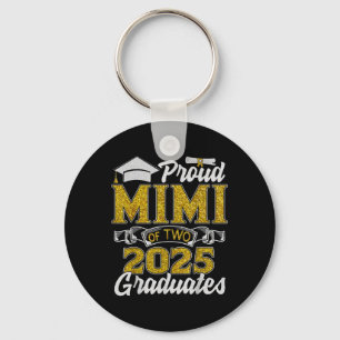 Proud Mimi Of Two 2025 Graduates Mother Cl Of 2025 Key Ring