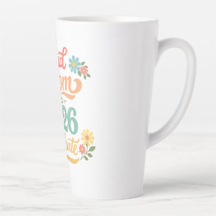 Proud Mom 2026 Graduate Gift Latte Mug
