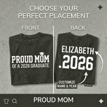 PROUD MOM • Class of 2026 Personalised Graduation