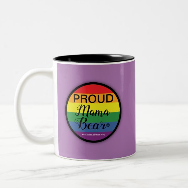 Proud Mom Mug in Purple (Left)
