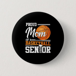 Proud Mom Of A 2025 Senior Graduate Sketll 1 6 Cm Round Badge