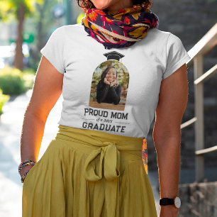 Proud Mom of Graduate Arch Shaped Photo T-Shirt