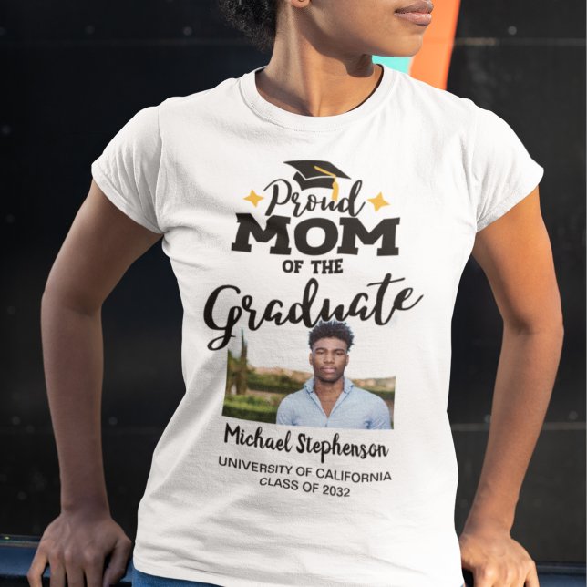 Proud Mom of the graduate photo name T-Shirt (Creator Uploaded)