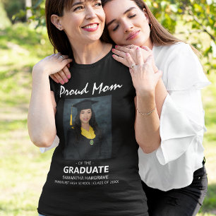 Proud Mom Of The Graduate Photo T-Shirt