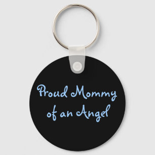Proud Mommy of an Angel Key Ring