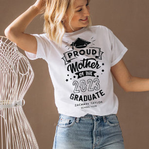 Proud Mother 2023 Graduate White T-Shirt