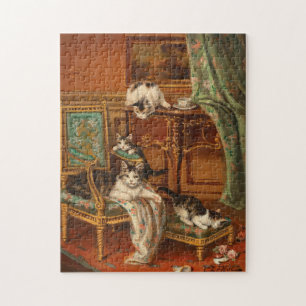 Proud Mother Cat   Jules Le Roy Jigsaw Puzzle