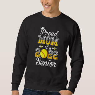 Proud Mother Of A 2022 Senior Leopard Softball Gam Sweatshirt