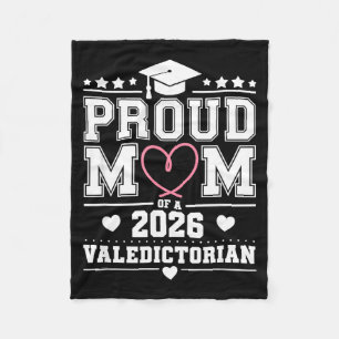 Proud mother of a 2026 valedictorian fleece blanket