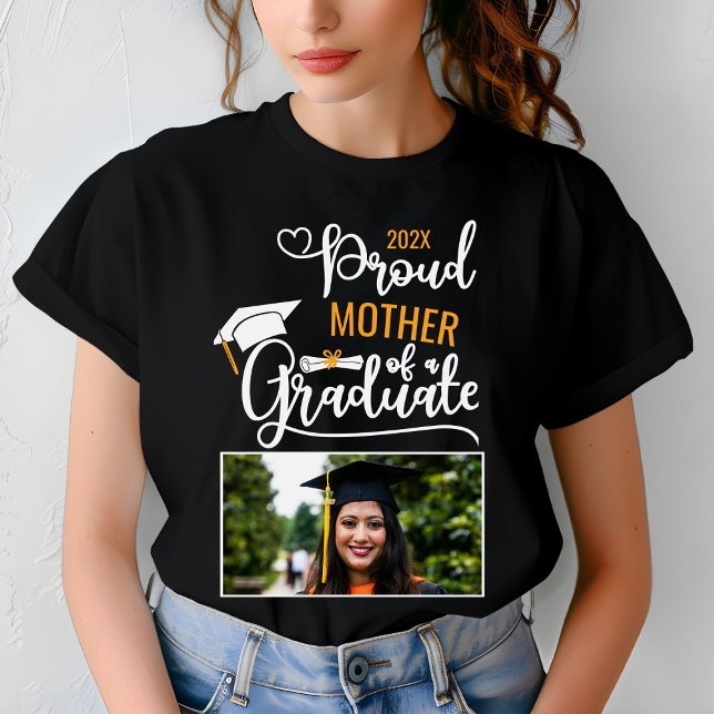 Proud Mother of a Graduate Photo Parent Custom T-Shirt (Creator Uploaded)