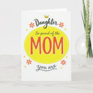 Proud Mothers Day Daughter Card