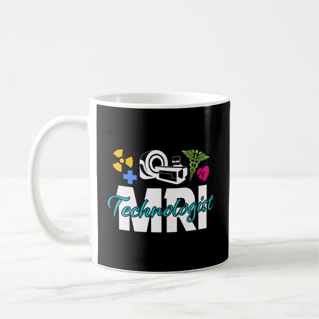Proud Mri Tech Mri Technologist Coffee Mug (Left)