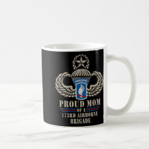 Proud Mum 173rd Airborne Brigade Veteran Military  Coffee Mug