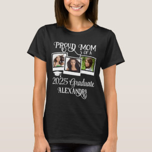 Proud Mum 2023 Graduate Mother Graduation Photo T-Shirt