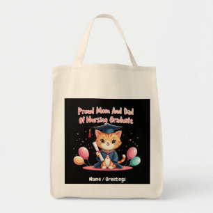 Proud Mum and Dad of a Nursing Graduate 2025 Tote Bag