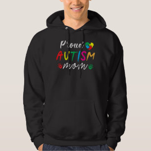 Proud Mum Autism Awareness Autistic Mummy For Wome Hoodie