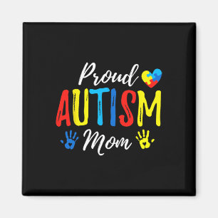 Proud Mum Autism Awareness Family Matching Magnet