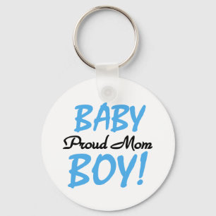 Proud Mum Baby Boy Tshirts and Gifts Key Ring