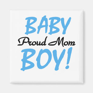 Proud Mum Baby Boy Tshirts and Gifts Magnet
