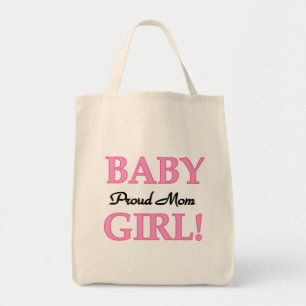 Proud Mum Baby Girl Tshirts and Gifts Tote Bag