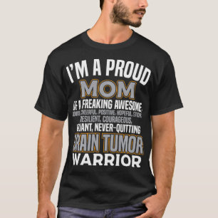 Proud Mum Brain Tumour Awareness Survivor Women Gi T-Shirt