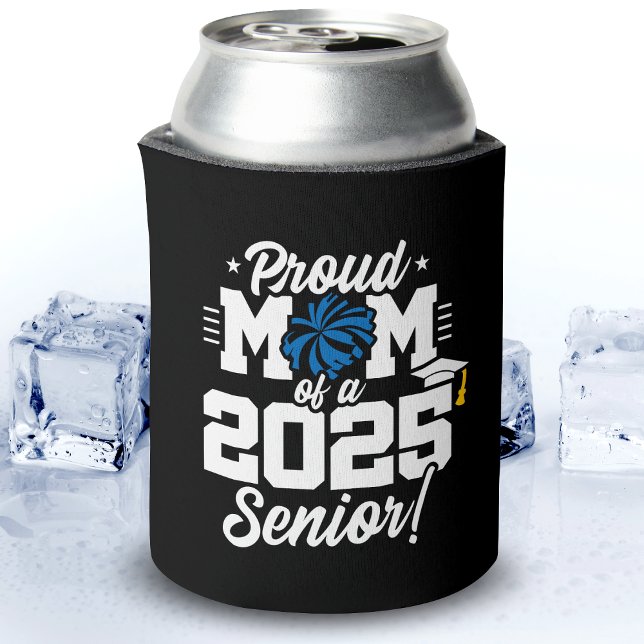 Proud Mum Cheerleader Class of 2025 Cheer Senior Can Cooler (Creator Uploaded)
