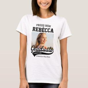 Proud Mum Class of 2025 Graduate Parent Custom T-Shirt